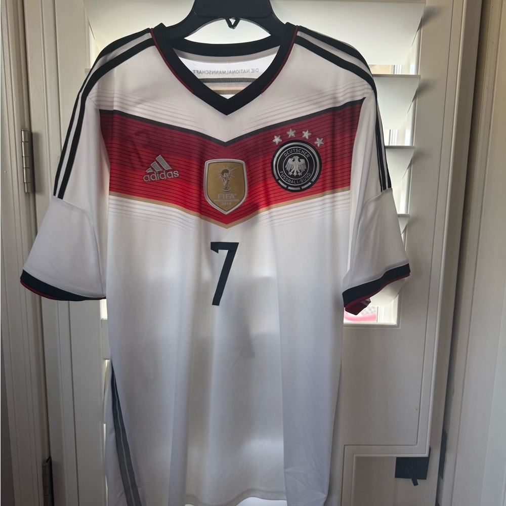 adidas White and Red Men's Jersey